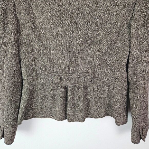 Ann Taylor Women's Wool Blend Tweed Blazer Jacket Size 2 -Pockets Fall Fashion - Picture 4 of 12